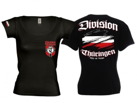 Frauen Rundhals-T-Shirt - Division Thüringen - Motiv 2 Frauen Rundhals-T-Shirt - Division Thüringen - Motiv 2