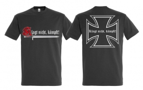 T-Hemd - Klagt nicht, kämpft - Motiv 1 - grau T-Hemd - Klagt nicht, kämpft - Motiv 1 - grau