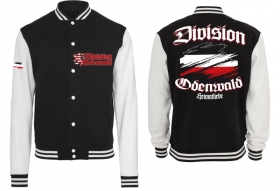 College Jacke - schwarz/weiß - Division Odenwald College Jacke - schwarz/weiß - Division Odenwald