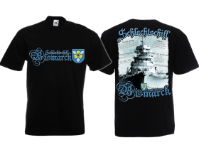 T-Hemd - Schlachtschiff Bismarck - schwarz T-Hemd - Schlachtschiff Bismarck - schwarz